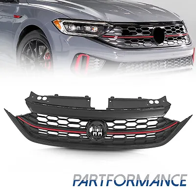 For 2022 2023 2024 VW Volkswagen Jetta Grill Front Bumper Grille W/ Red Trim  • $184.29
