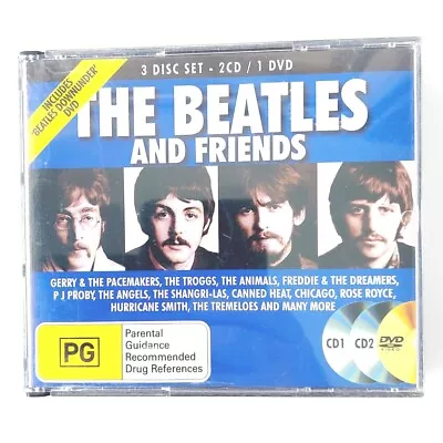 The Beatles & Friends 3 Disc Set CD + DVD Pop Rock | Fat Box | RARE  • $69.99