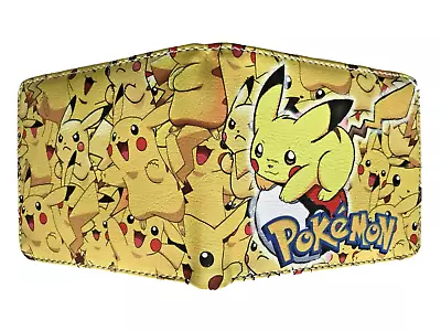 Pokemon Wallet Purse ID Mens Boys Girls Gaming Pikachu Poke Ball Anime Gaming AU • $29.95