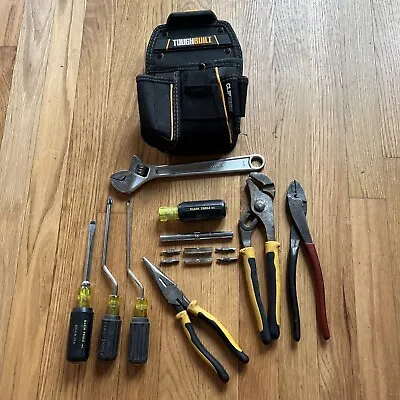 Klein Tools Lot Of Various Tools.  Pliers Wrench Rapi Driv’s 10 IN 1 Crimper • $69.99