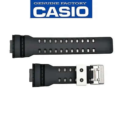 Genuine CASIO G-SHOCK Watch Band Strap GA-100BW-1A GA-110BW-1A  Black Rubber • $34.95