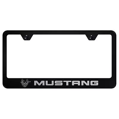 Ford Mustang 45th Anniversary Laser Etched Stainless Steel License Plate Frame • $40.95