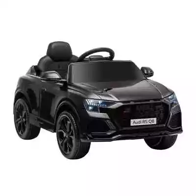 Audi RS Q8 6V Kids Electric Ride On Car Toy W/ Remote USB MP3 Bluetooth Black • £155.99