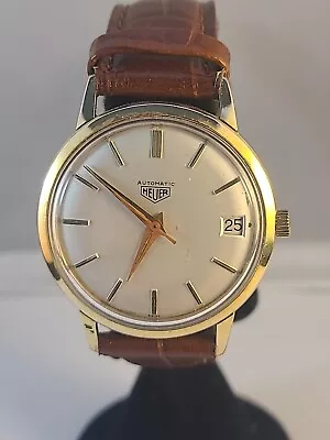 Vintage ED Heuer Automatic  Vintage Collector Watch Working • $551.94