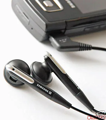 Genuine Samsung Black Stereo Headphones / Earphones For J600 D900i U600 Z400  • £2.99