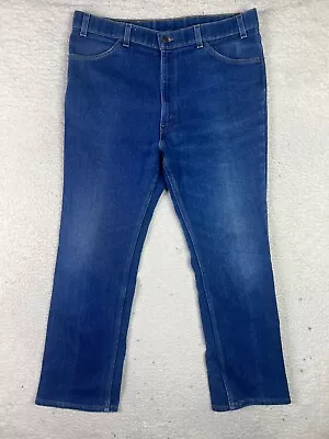 Vintage 90's Levi's Action Jeans Mens 38x30 Blue Denim Orange Tab • $24.88