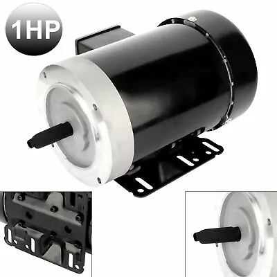 General Purpose 1HP Electric Motor 3 Phase 56C Frame 1725 RPM TEFC 230/460V • $216.95