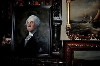 Museum Quality President George Washington   Oil Painting • $1200