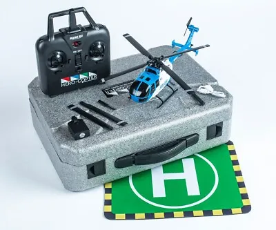 Rage RC Hero-Copter 4 Blade RTF Helicopter Police W/carry Case RGR6051 • $107.99