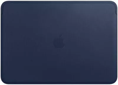 Apple Leather Sleeve For 13-inch MacBook Air And MacBook Pro - Midnight Blue • $39.66