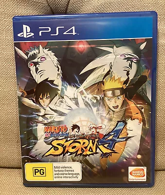 Naruto Shippuden Ultimate Ninja Storm 4 PS4-Complete-Free  Post • $21