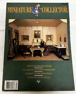 Miniature Collector Fall 1989 Magazine Doll House 42 Pages • $5