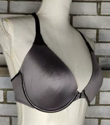 Sweet Nothings By Maidenform Lightly Lined Front Closure T-Shirt Bra 38D Gray • $10