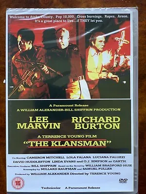 £9 • Buy Klansman DVD 1974 Exploitation Movie W/ Lee Marvin + Richard Burton BNIB