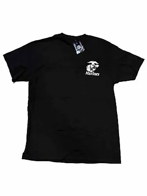 Black USMC Marines T-Shirt 'Pain Is Weakness' Mens Tee Shirt • $16.99