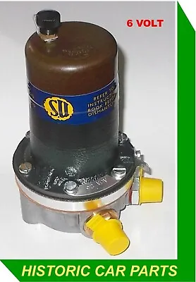 6v REPLACEMENT FUEL PUMP Electric 6 VOLT DUAL POLARITY For MORRIS 8 1935-47 • £199.99