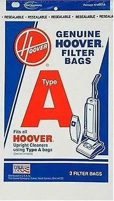 Hoover 4010001A Type A Vacuum Bags 6PK • $9.95