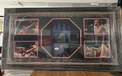 Vitor Belfort Ufc Signed Glove Framed Montage Surrounding Inc COA • $246.33