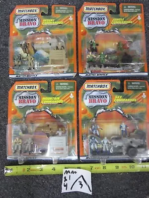 Matchbox Military MISSION BRAVO Commandos 4 Sets! • $72.99