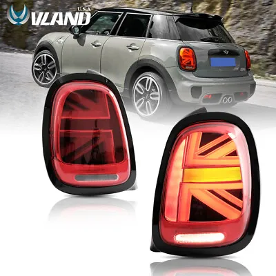 LED Taillights For 2014-2022 Mini Cooper F55 F56 F57 RedClear Rear Lights E-Mark • $383.99