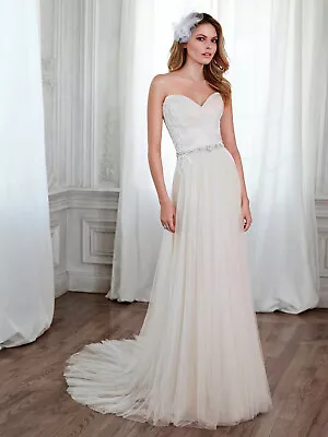 $1099💕 Maggie Sottero 💕10 Patience Diamond White Nude Corset Wedding Dress New • $274.75