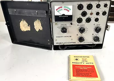 Sencore Mighty Mite IV Tube Checker TC136 Works With Manual Includes Tubes • $139.99