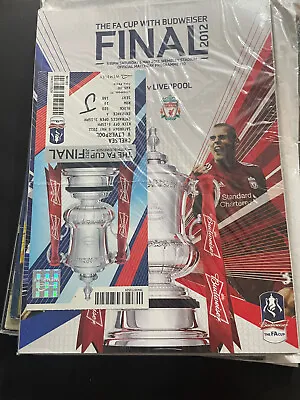 FA CUP FINAL 2012 Chelsea V Liverpool - Official Programme And Ticket • £8.99