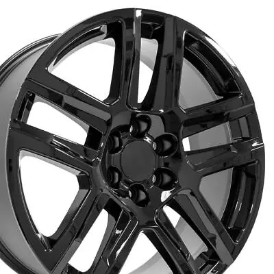 22x9 Black 5913 Wheel Fits Escalade GMC Sierra Yukon 22 Inch • $235