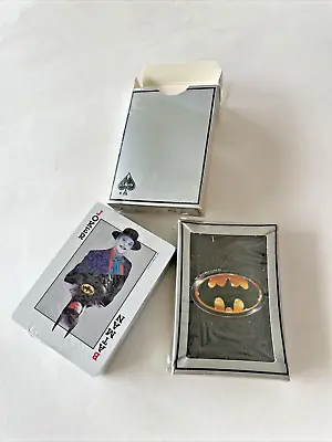 Vintage Batman Playing Cards Liberty Poker DC Comics Nicholson And Keaton Movie • $19.95