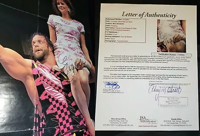 Miss Elizabeth Signed 1991 Wwf Magazine Poster Macho Man Randy Savage Jsa Loa  • $400