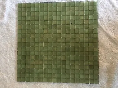  SICIS TILE- SEAWEED COLOR-20 Square Feet Of 12 X 12 Italian Glass Mosaic Tiles  • $79