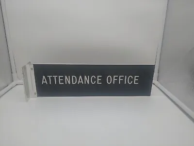 Vintage School Attendance Office Sign • $99.99