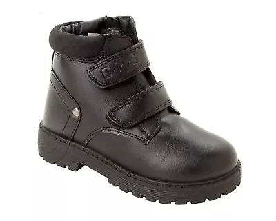 £16.95 • Buy Boys Black Chelsea Dealer Ankle Boots School Shoes Padded Zip Boots Uk Size 8-10