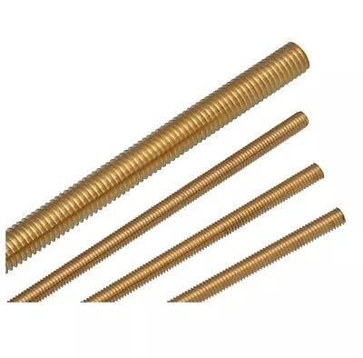 £11.76 • Buy  Brass Thread Rod Bolt Full Thread Shaft Bar Length 250mm Size 2-12mm 2-5pcs 
