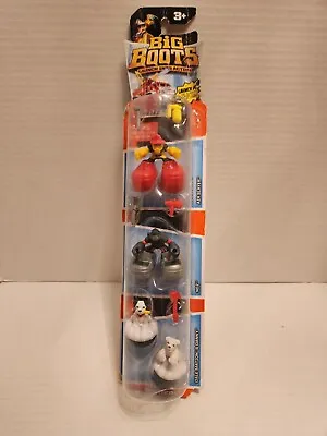 Matchbox Big Boots 3-pack Figure Set - Flame Fighters NEW IN ORIGINAL PACKAGING • $8.95