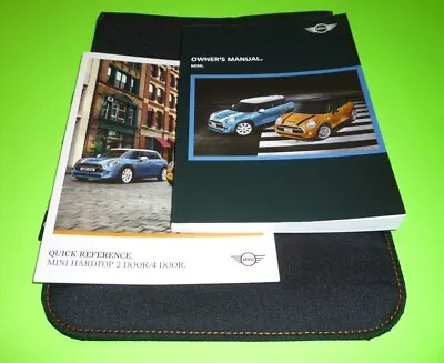 2018 MINI HARDTOP OWNERS MANUAL SET GUIDE +case 18 COOPER S JCW 2 OR 4 DOOR • $53.99