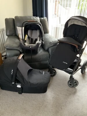 £395 • Buy Nuna Mixx Stroller, Bassinet, Car Seat, Isofix  - Pram Pushchair Travel System