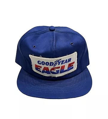 Vintage 80s Goodyear Tires Eagle SnapBack Mesh Truckers Hat • $29.95