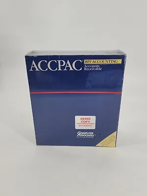 $100 • Buy ACCPAC BPI Accounting US Payroll, Computer Associates CA 1987, Demo Copy, SEALED