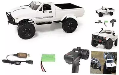  RC Crawler Offroad RC Truck 4x4 Remote Control Rock Crawler WPL C24-1 Pickup  • $101.77