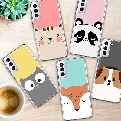 Cute Animal Pattern Case Phone Cover For Samsung Galaxy A53 A13 A25 M34 A05S A14 • £5.51