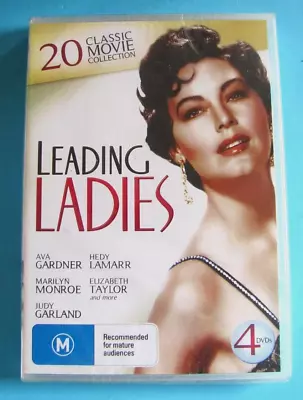 LEADING LADIES DVD 20 Classic Movie Collection Marilyn Monroe Etc NEW See Below • $19.50