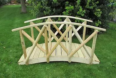 Rustic High Rail Garden Bridge • £505