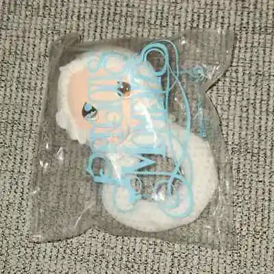 Vtg Dakin Avon Precious Moments - Blue Boy Terry Cloth Baby Toy Rattle 1995 NEW • $25