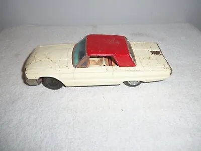 Vintage 1960's Bandai (Japan)  Ford Thunderbird Coupe  Tin Friction Car • $15