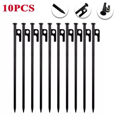 £12.34 • Buy 10 X 30cm Long Heavy Duty Gazebo Tent Pegs Commercial Grade Steel Marquee Stakes