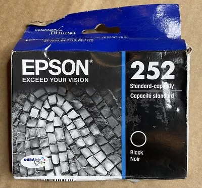 EPSON 252 Black Ink Cartridges Expires 12/2025 • $13.49