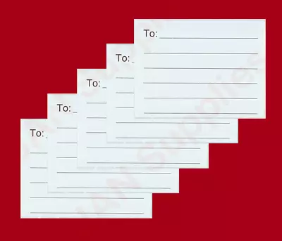 £3.30 • Buy Parcel Address Labels 10,20,50,80 Postage Ruled Lined Self Adhesive 100mmx75mm