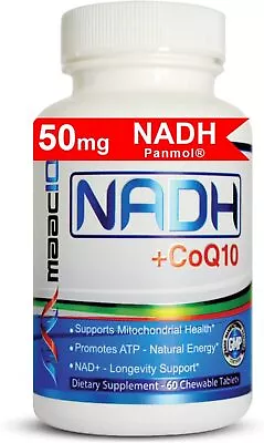 MAAC10 NADH + CoQ10 Great Tasting Berry Flavored 60 Count (Pack Of 1)  • $47.95