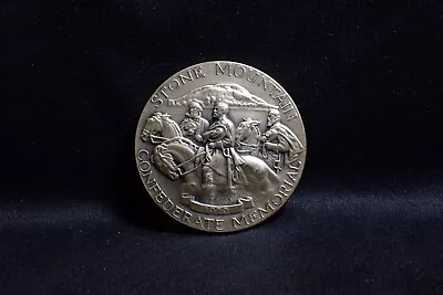 1970 Stone Mountain Confederacy High Relief Silver Medallion .999silver • $225